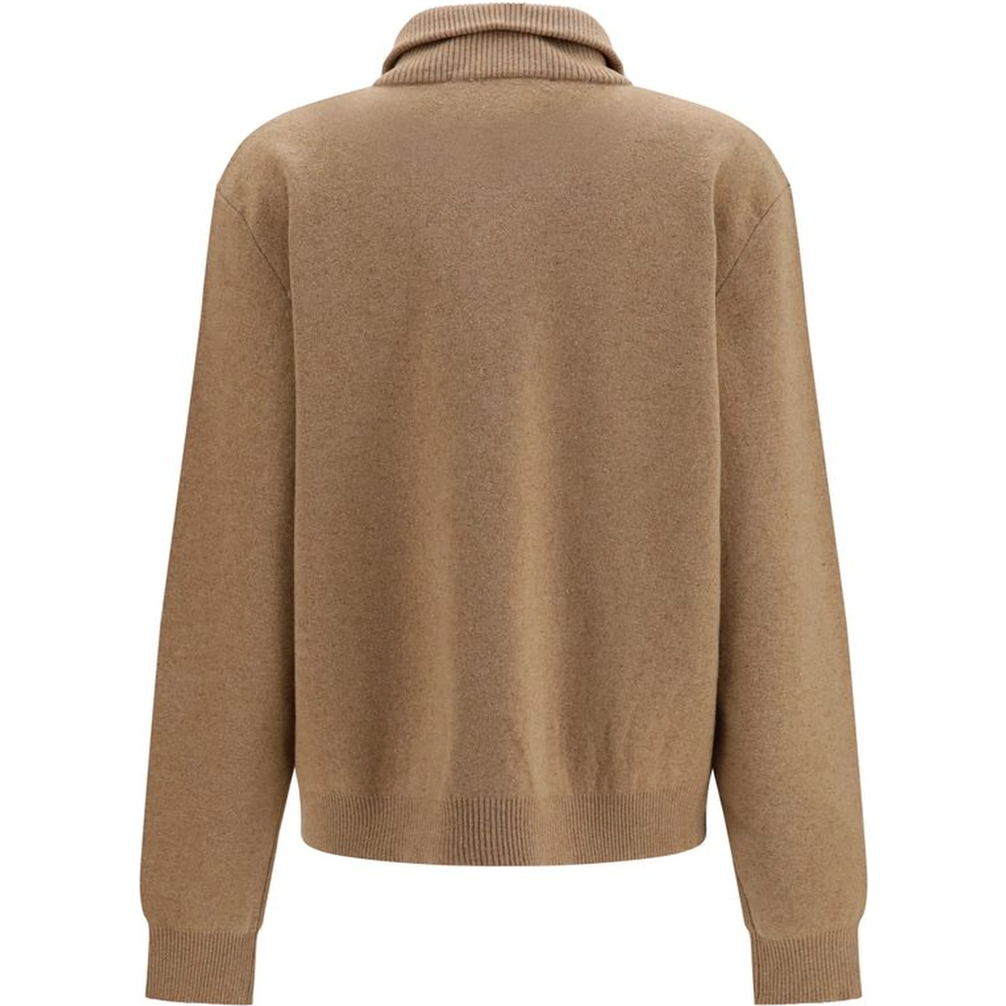 Beige Wool Oves Aries Polo Shirt