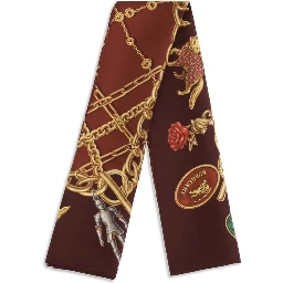 Bordeaux Silk Scarf