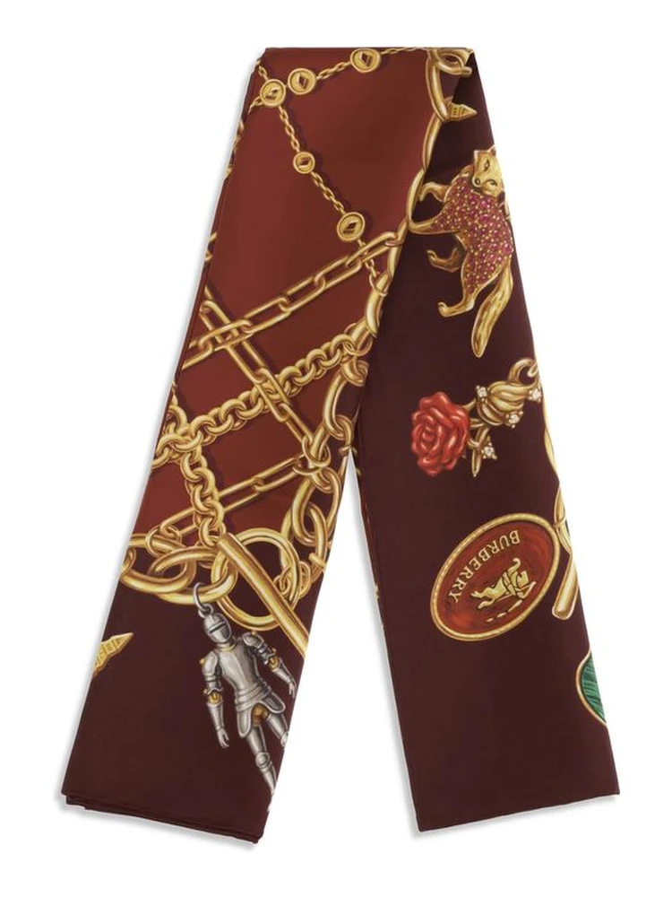 Bordeaux Silk Scarf alternative