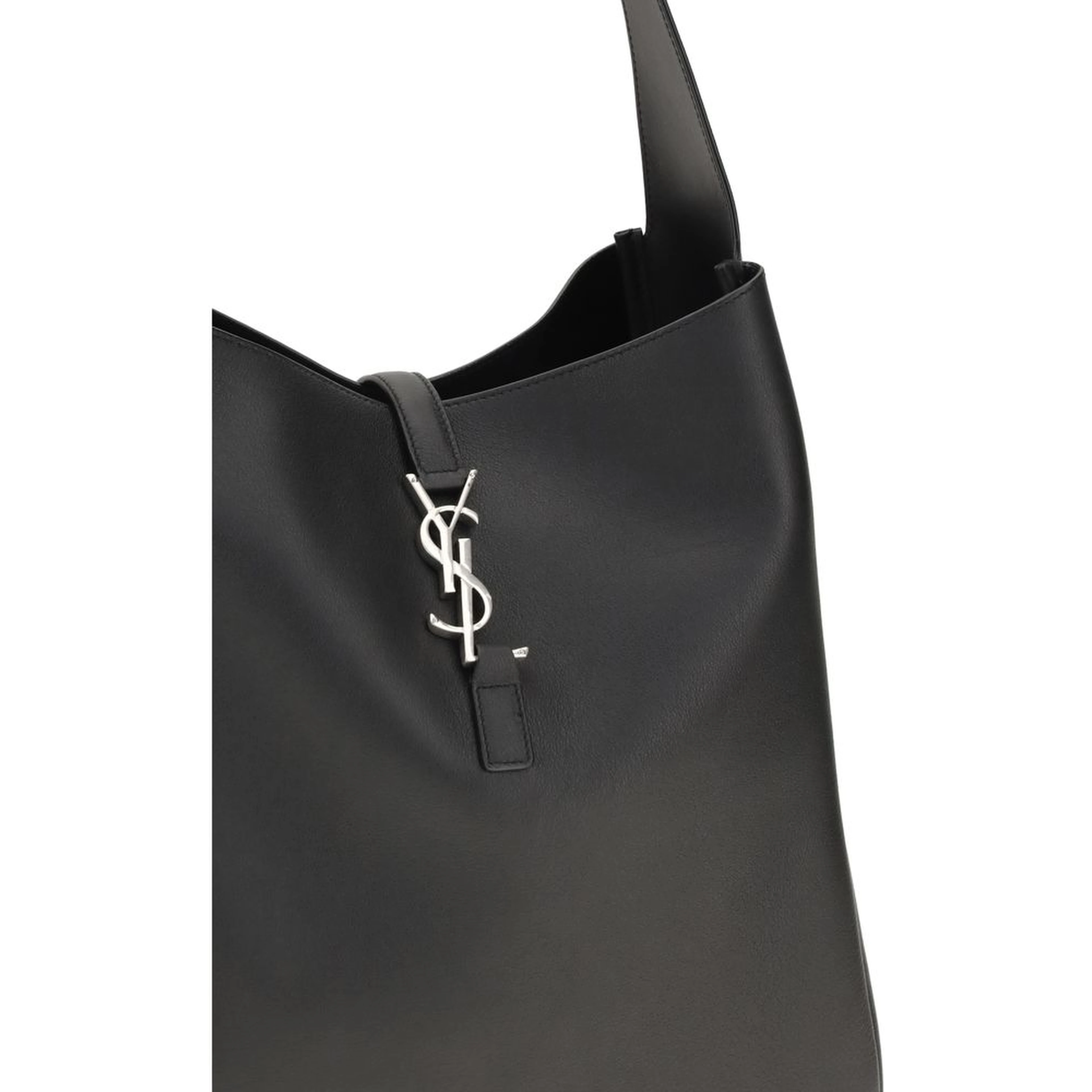 Black Calf Leather Bos Taurus Shoulder Bag