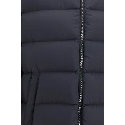 Black Polyamide Full-Length Jacket