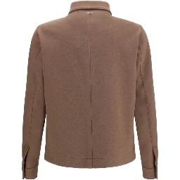 Brown Polyester Jacket