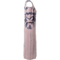 Purple Cotton Women Dress