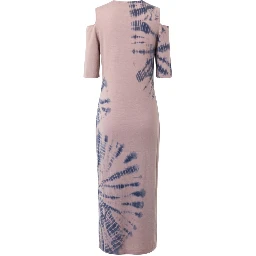 Purple Cotton Women Dress