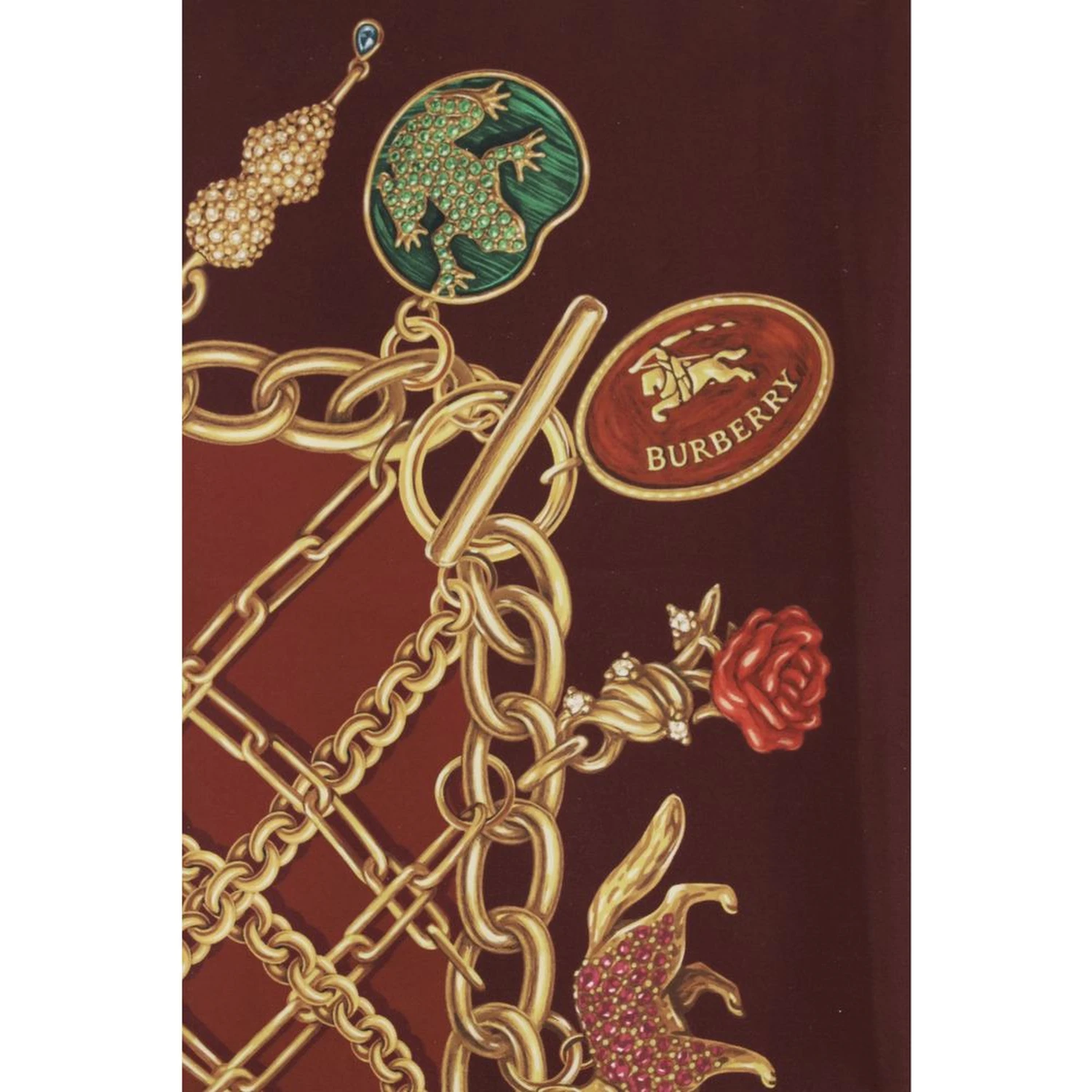 Bordeaux Silk Scarf