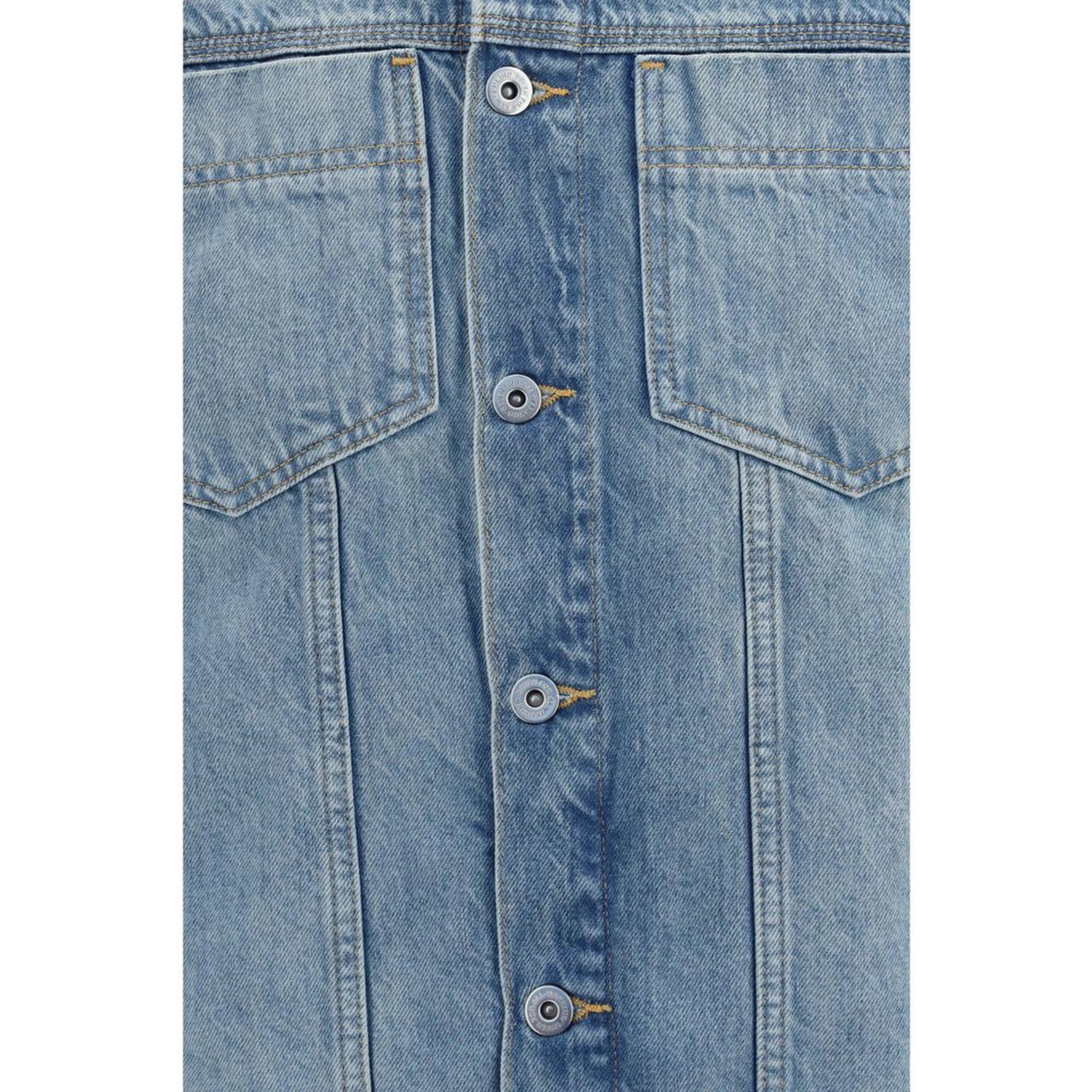 Blue Cotton Denim Jacket