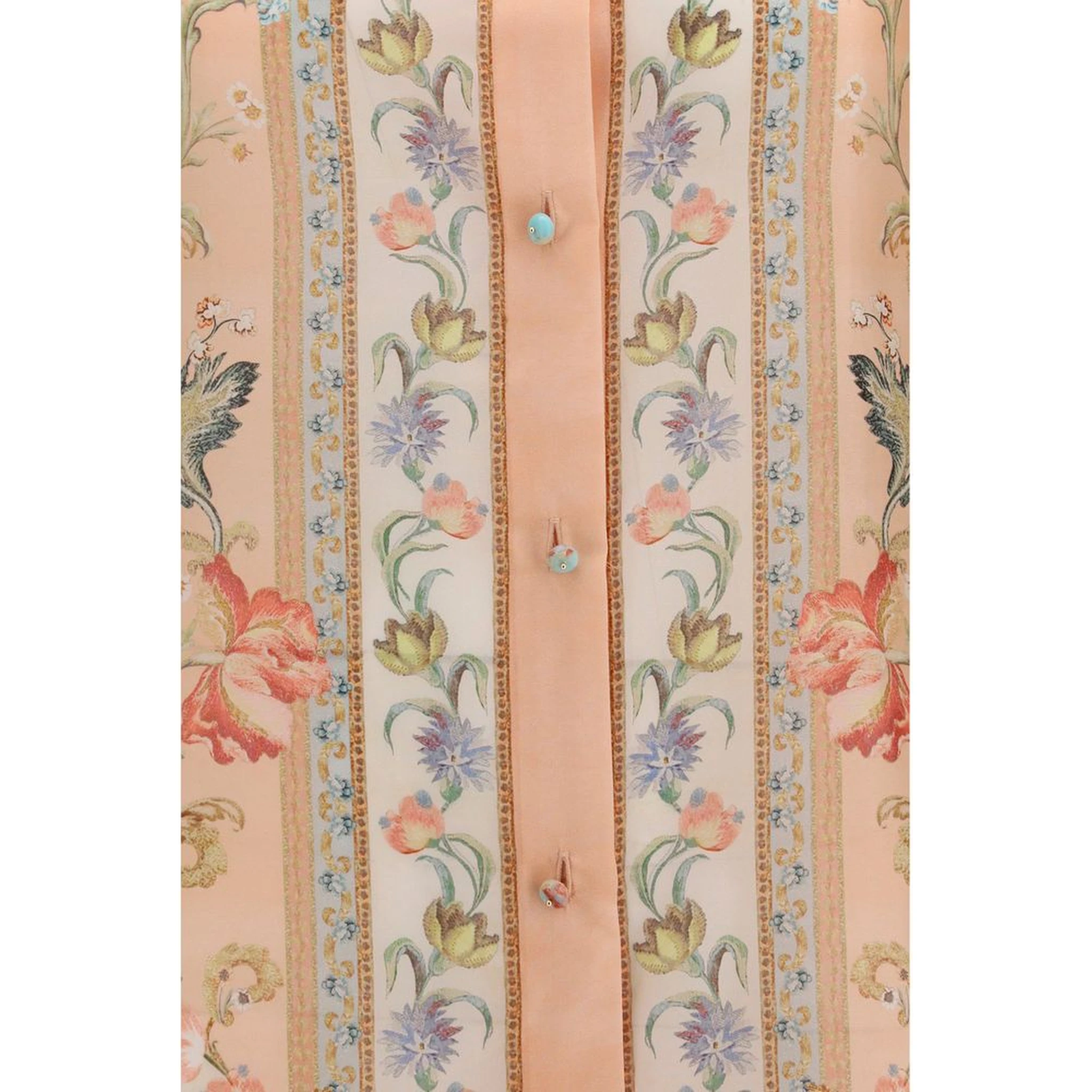 Multicolor Silk Pattern Shirt