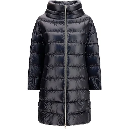 Black Polyester Coat