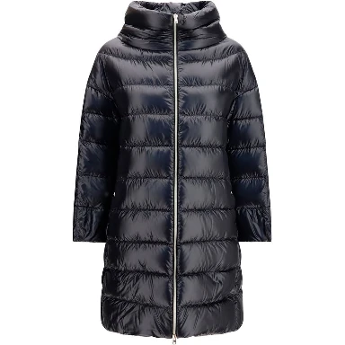 Black Polyester Coat