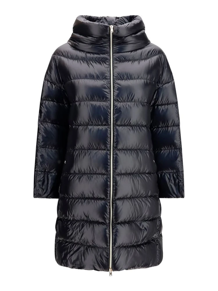 Black Polyester Coat