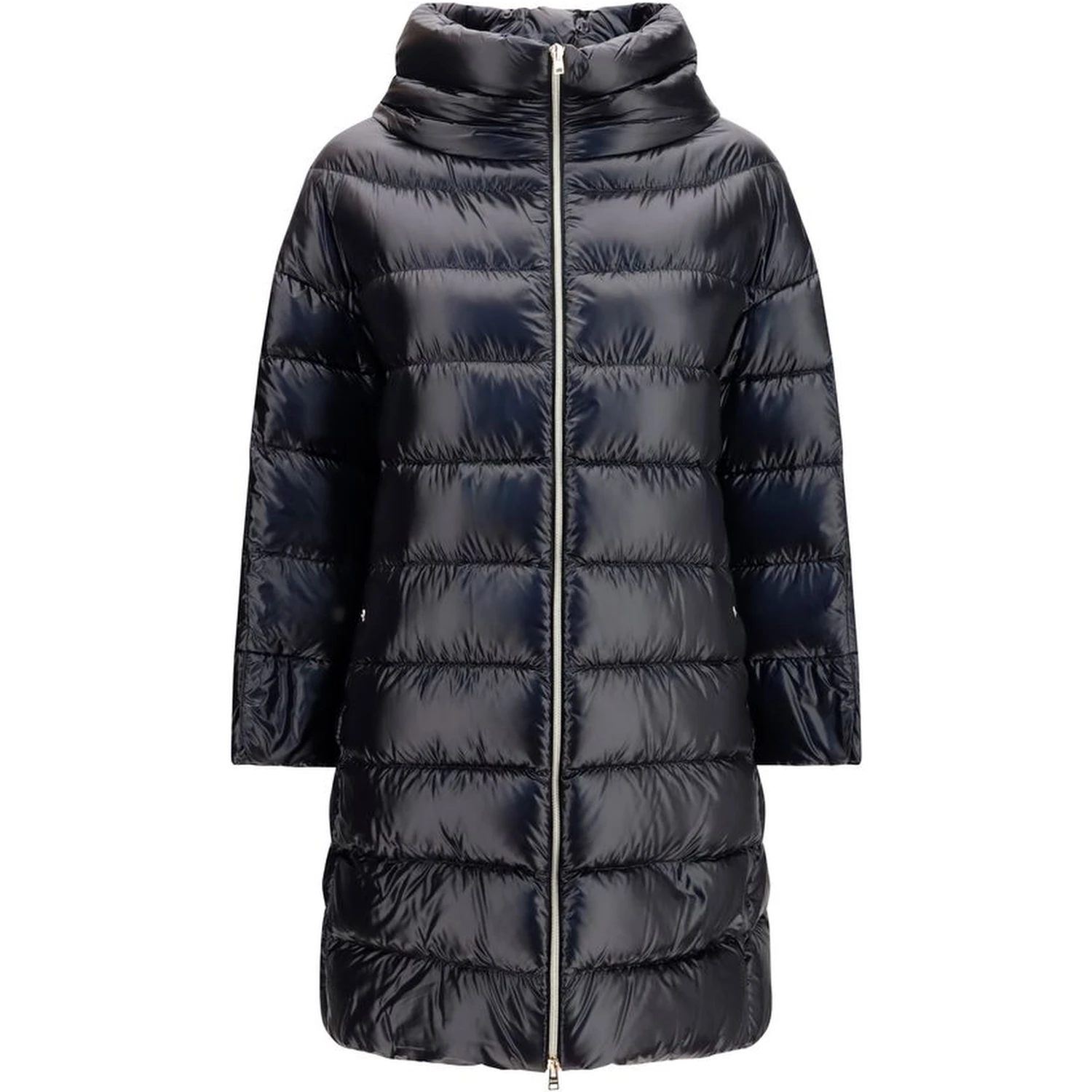 Black Polyester Coat