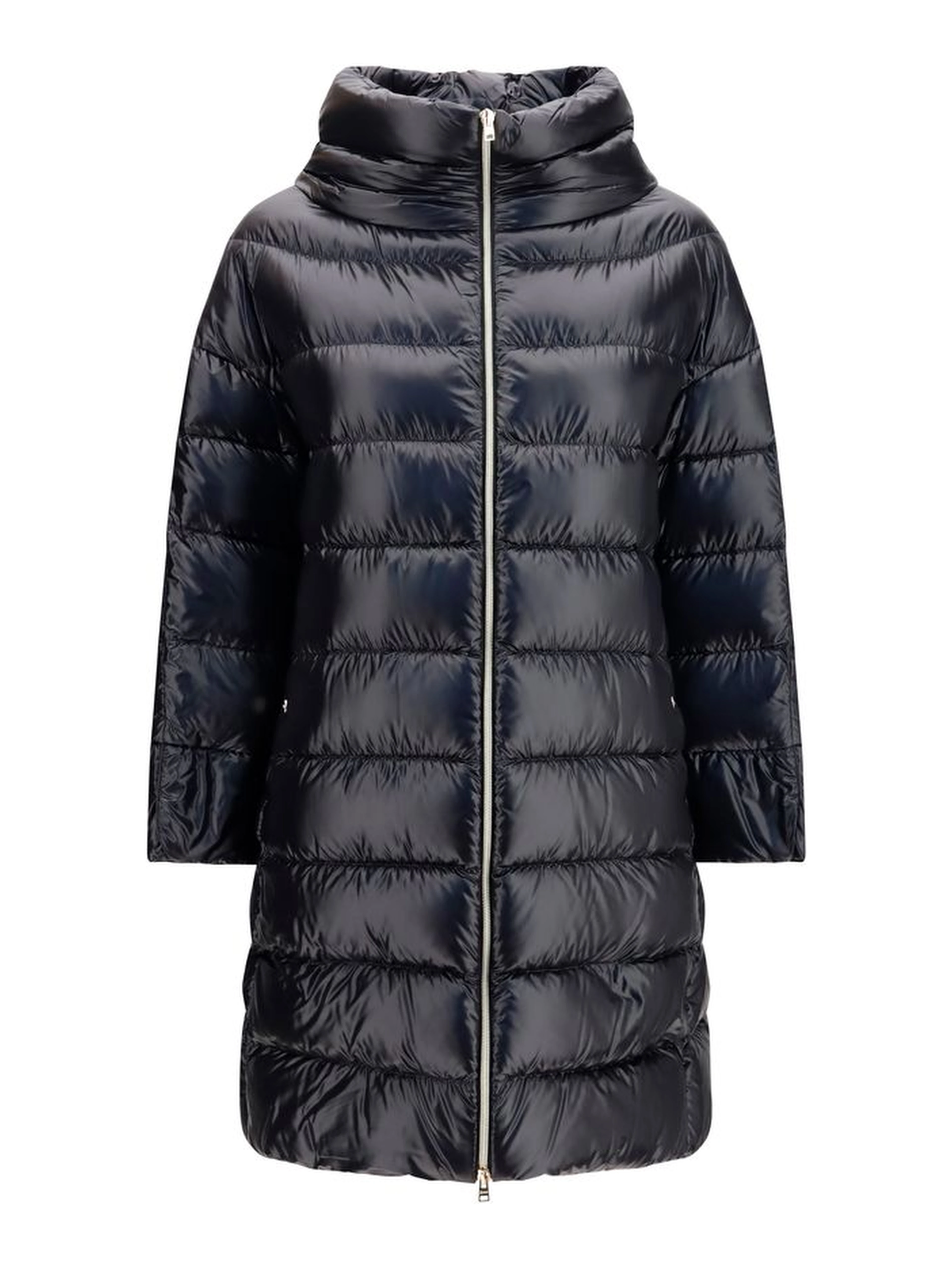 Black Polyester Coat
