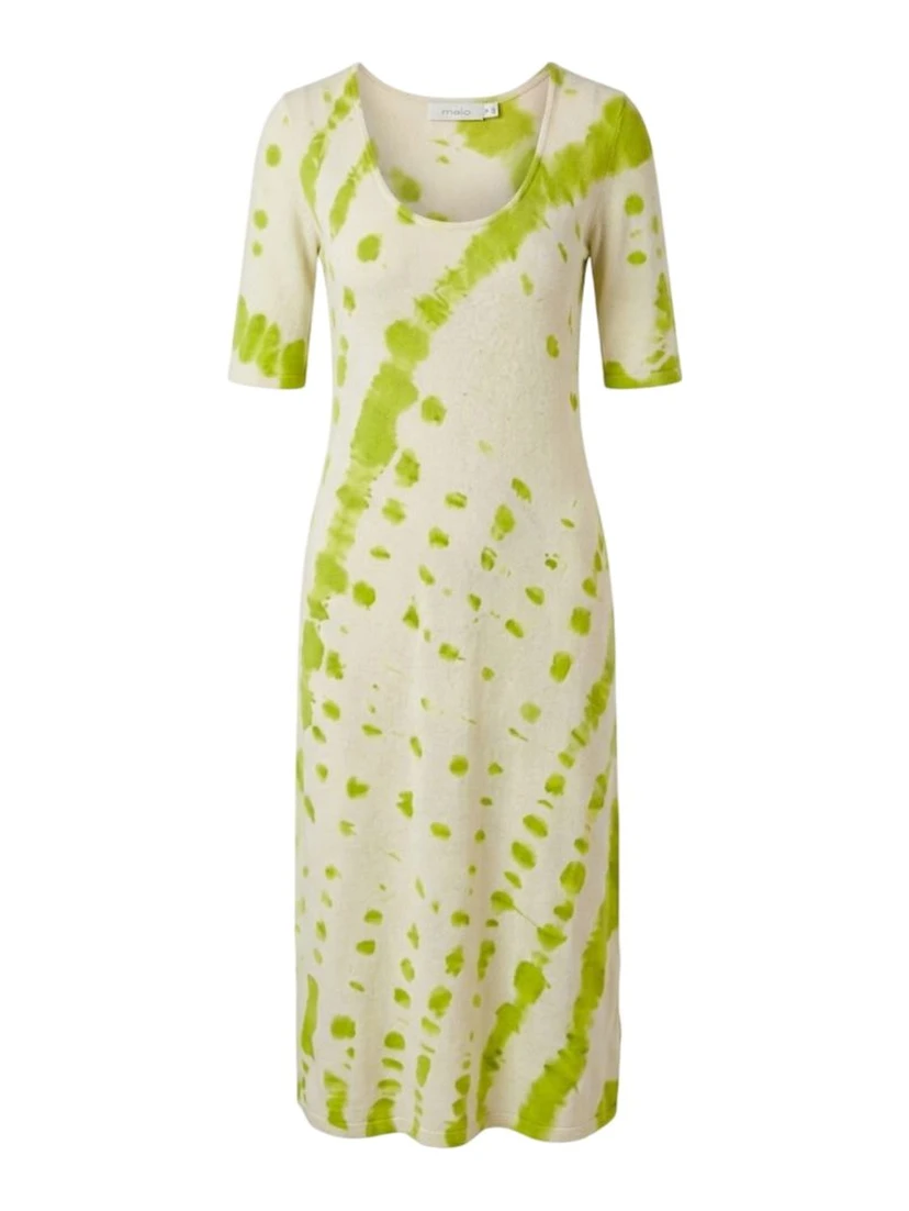Green Cotton Women Dress