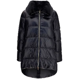 Black Goose Down Full-Length Jacket