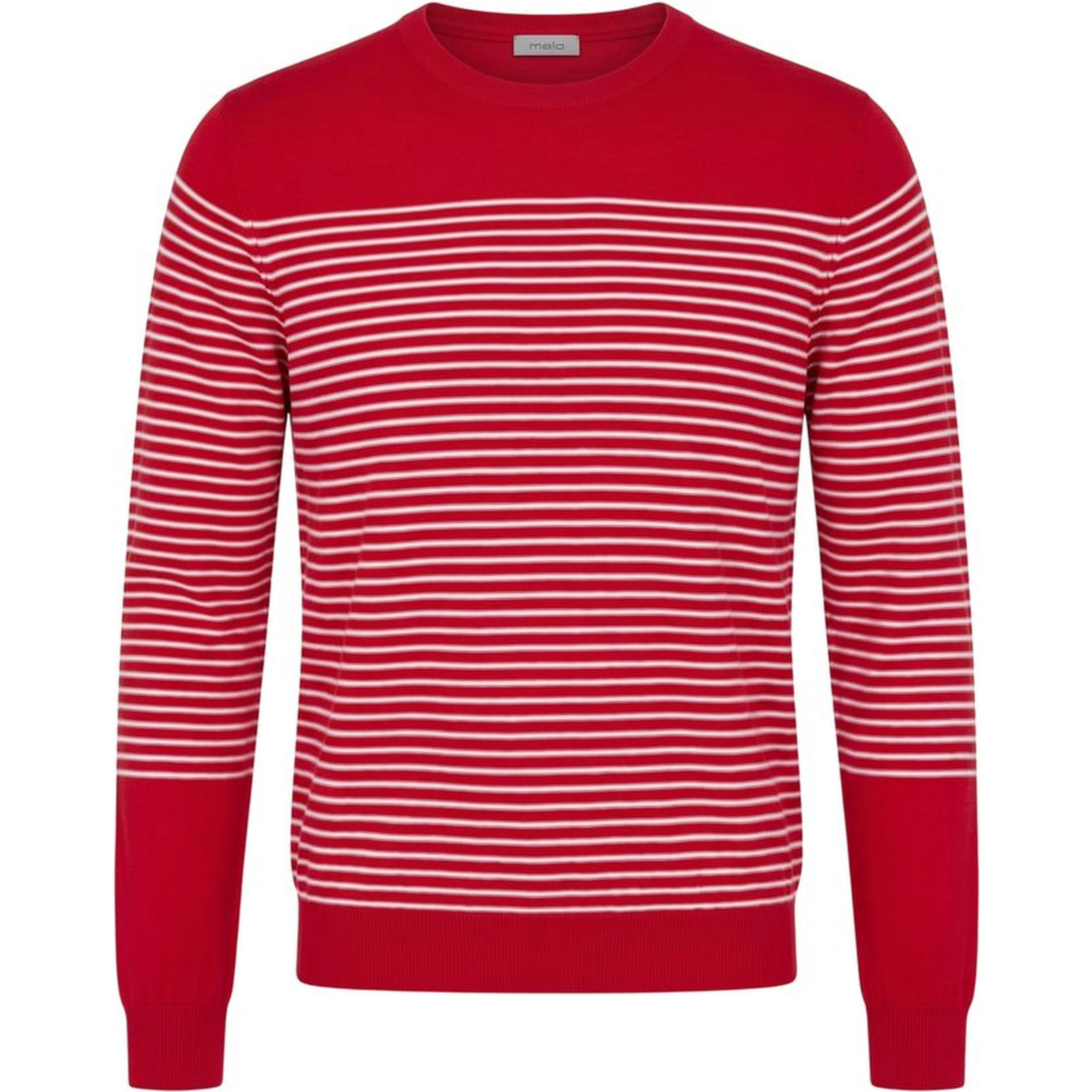 Red Cotton Men Sweater