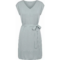 Grey Silk Women Dress