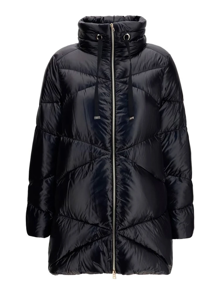 Black Goose Down Full-Length Jacket
