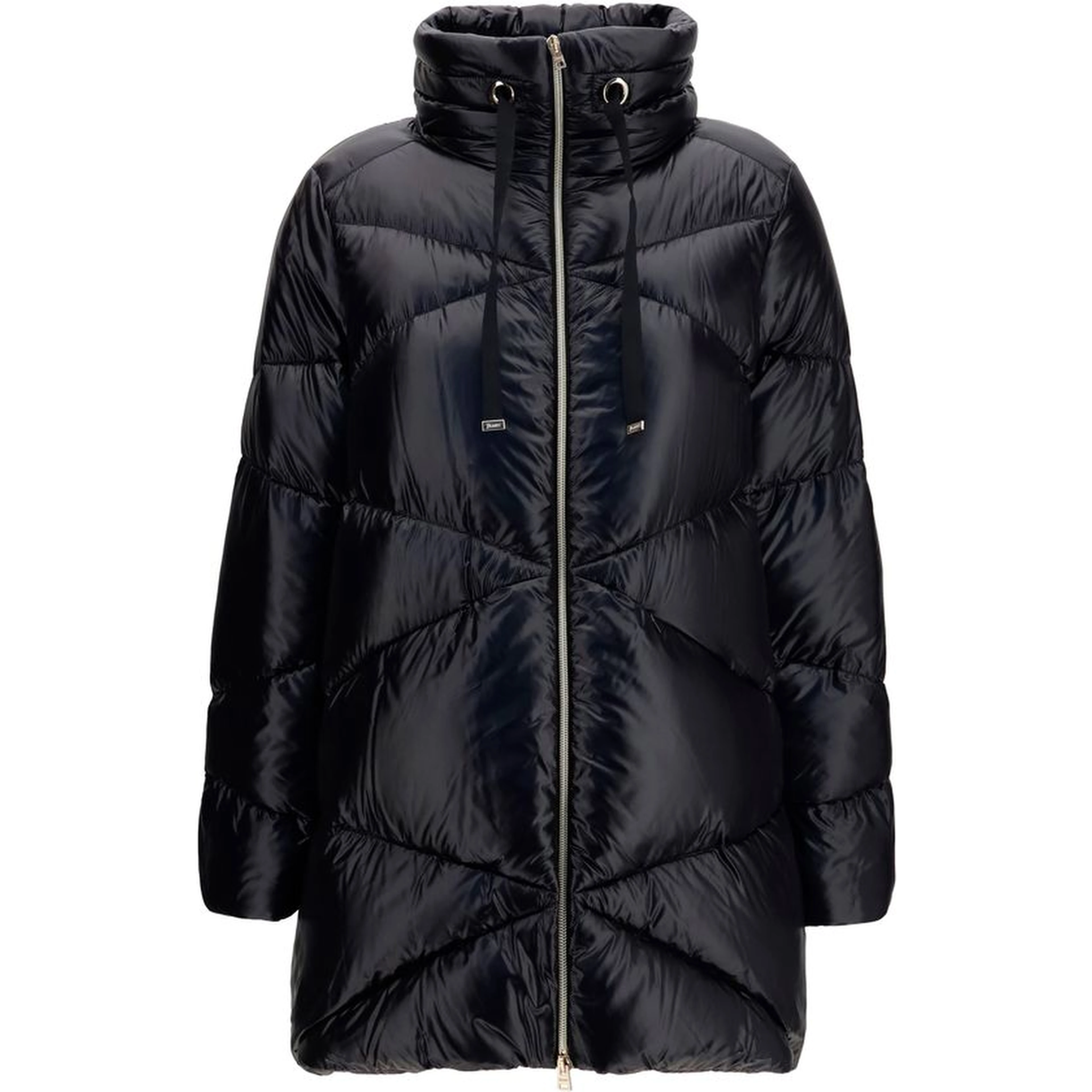 Black Goose Down Full-Length Jacket