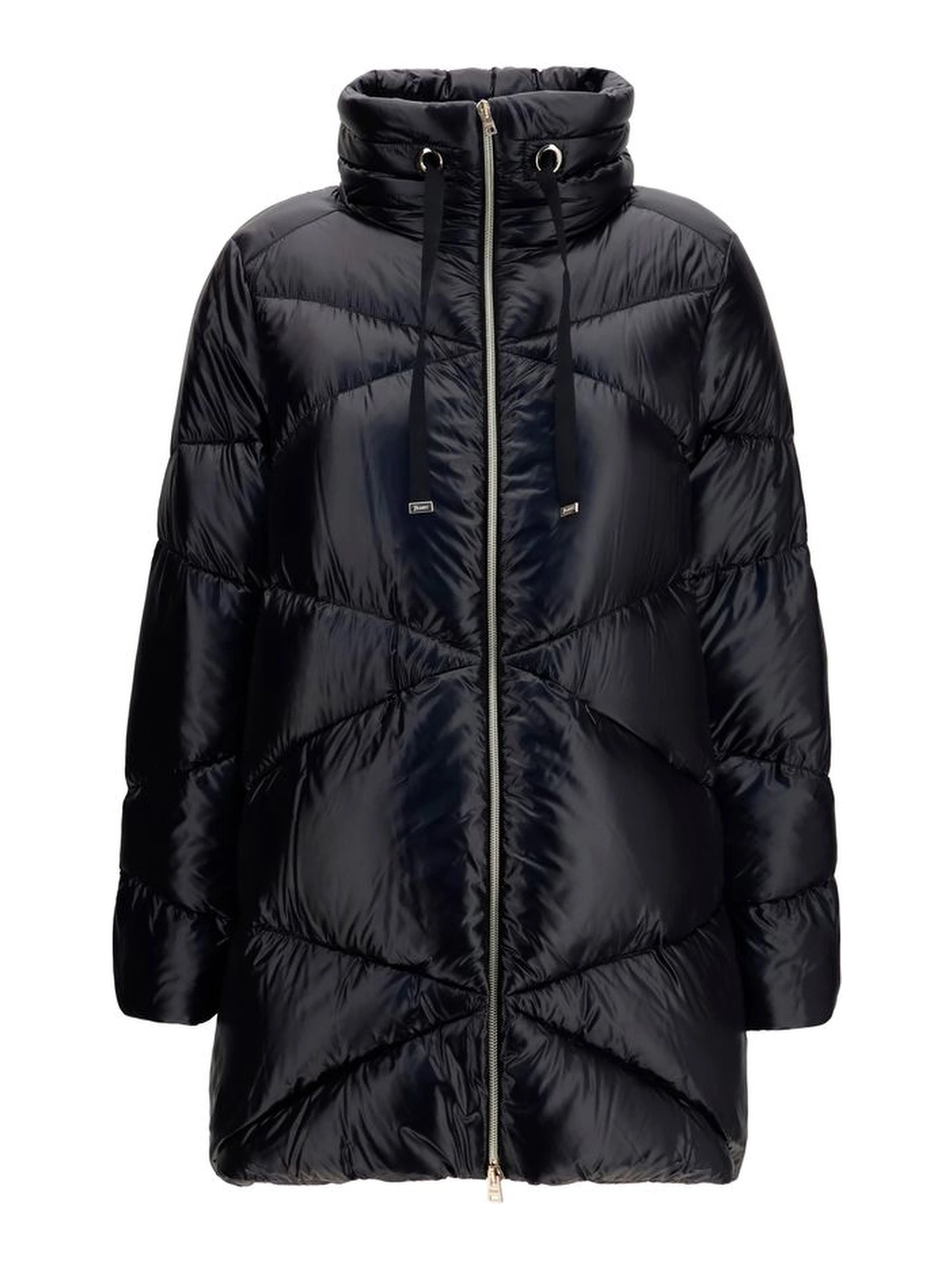 Black Goose Down Full-Length Jacket
