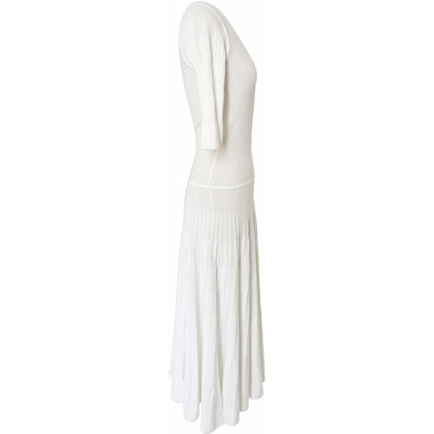 White Cotton Women Dress