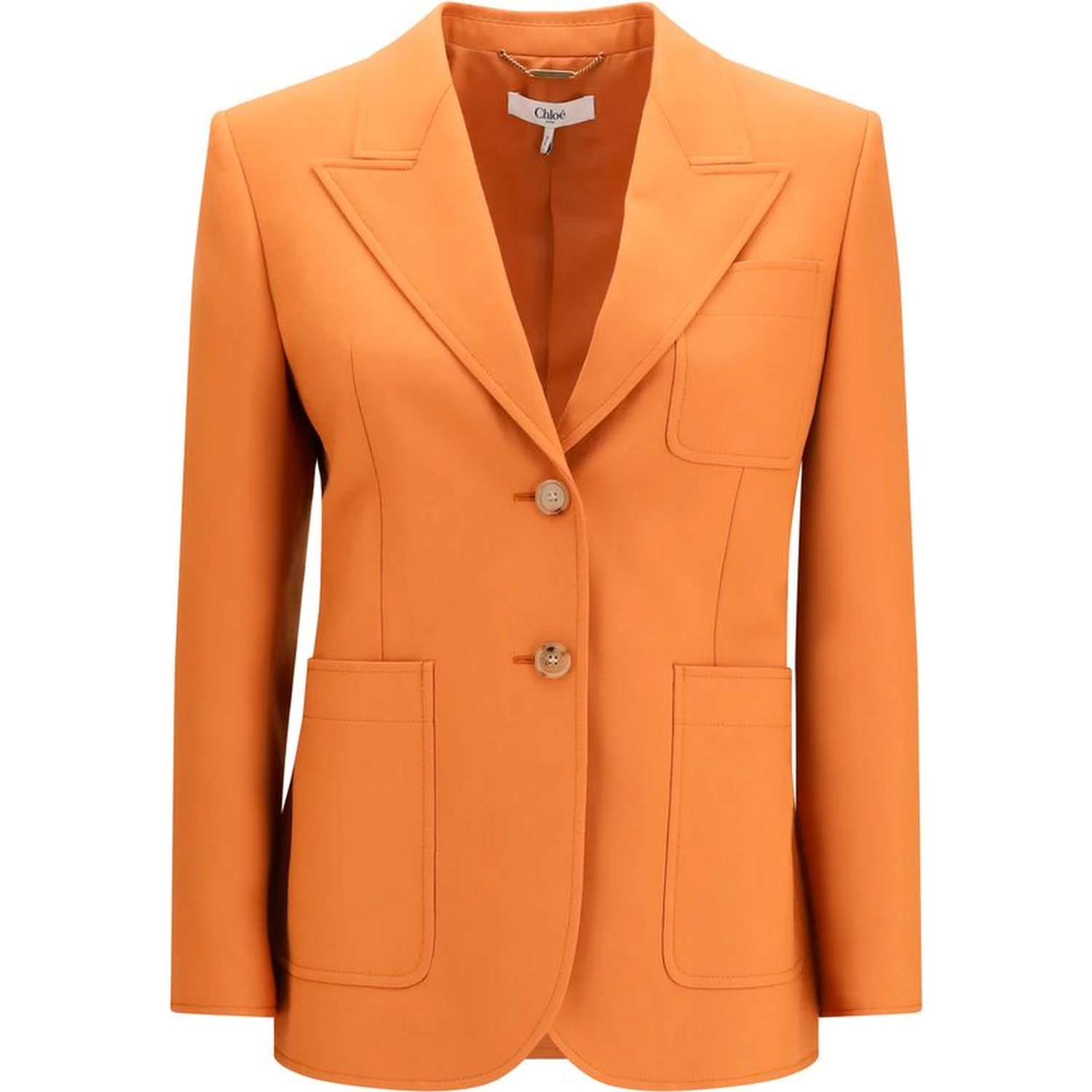 Orange Wool Oves Aries Blazer