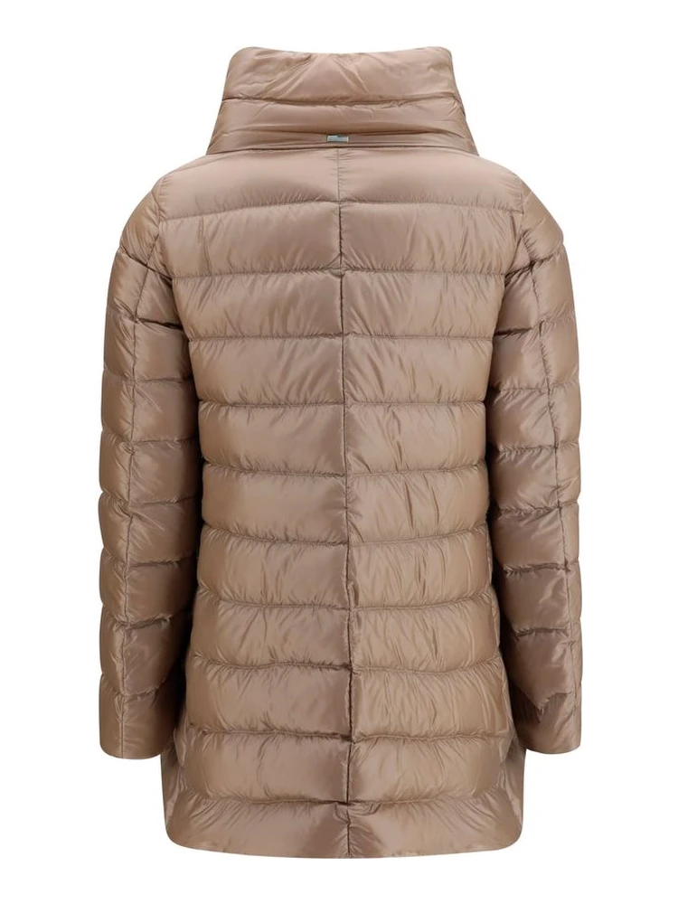 Beige Polyester Full-Length Jacket alternative