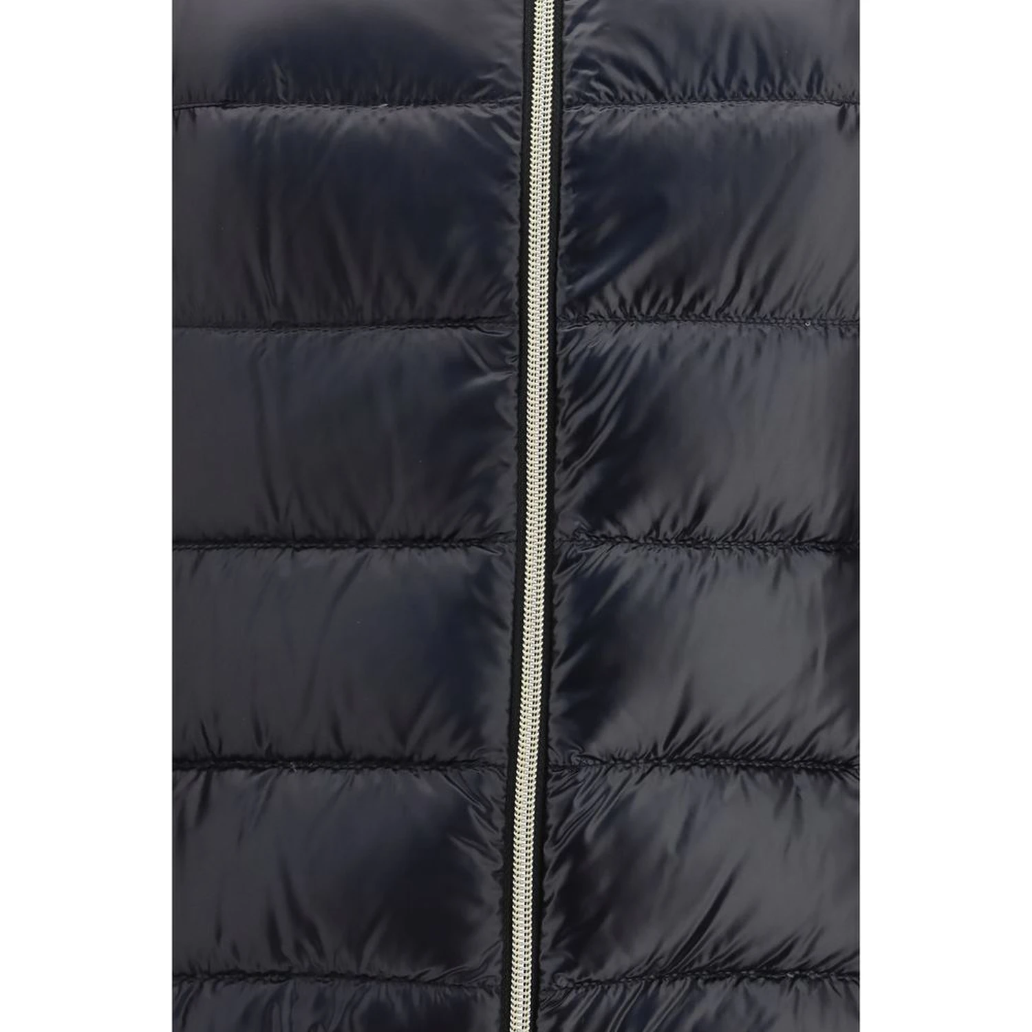 Black Polyamide Full-Length Jacket