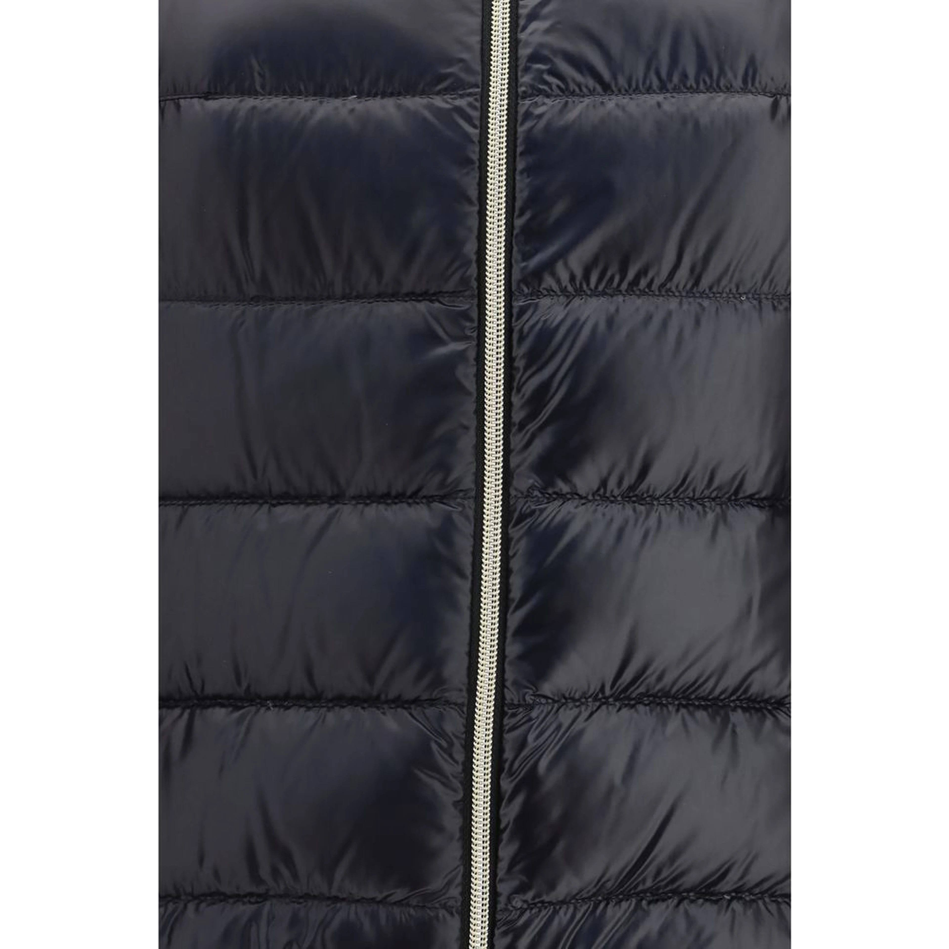 Black Polyamide Full-Length Jacket