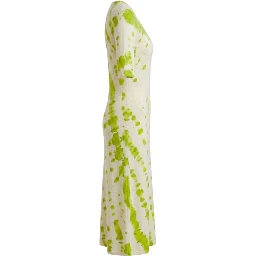 Green Cotton Women Dress