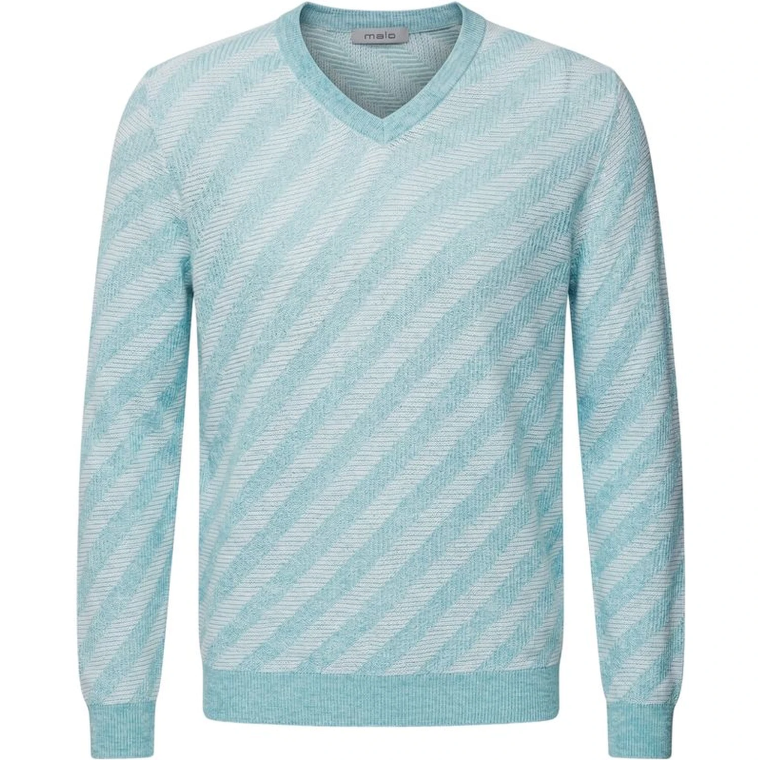 Light Blue Linen Men's Sweater