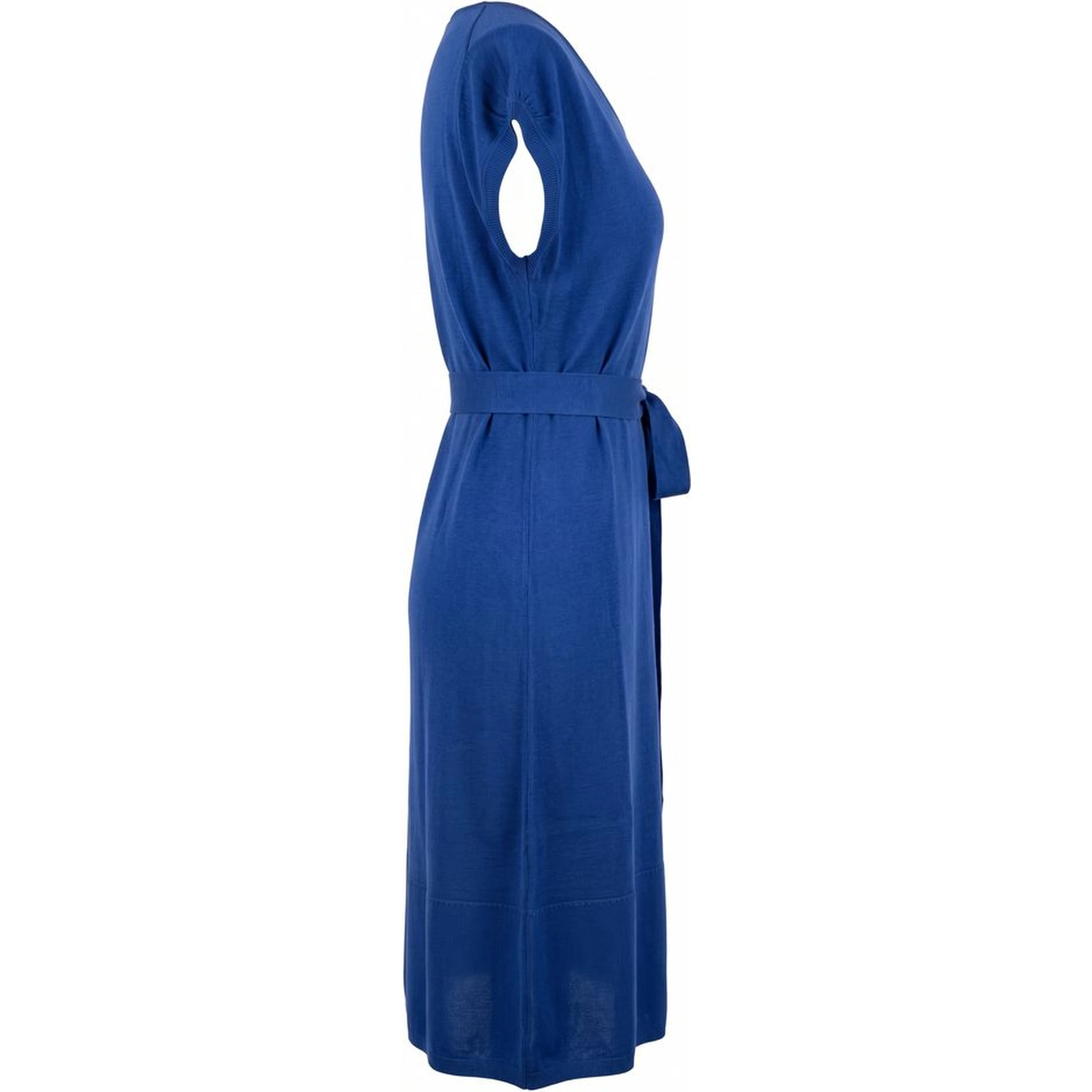 Blue Silk Women Dress