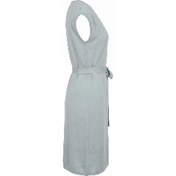Grey Silk Women Dress