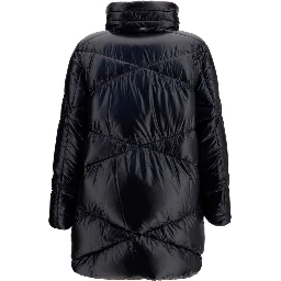 Black Goose Down Full-Length Jacket