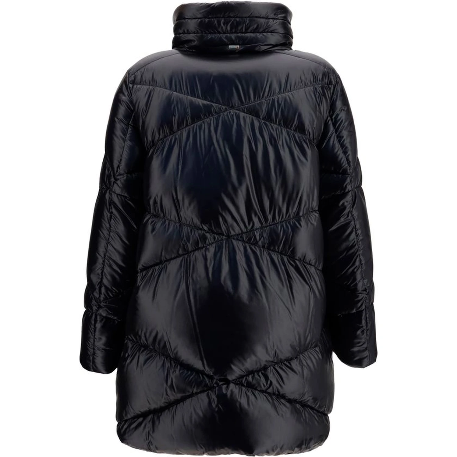 Black Goose Down Full-Length Jacket