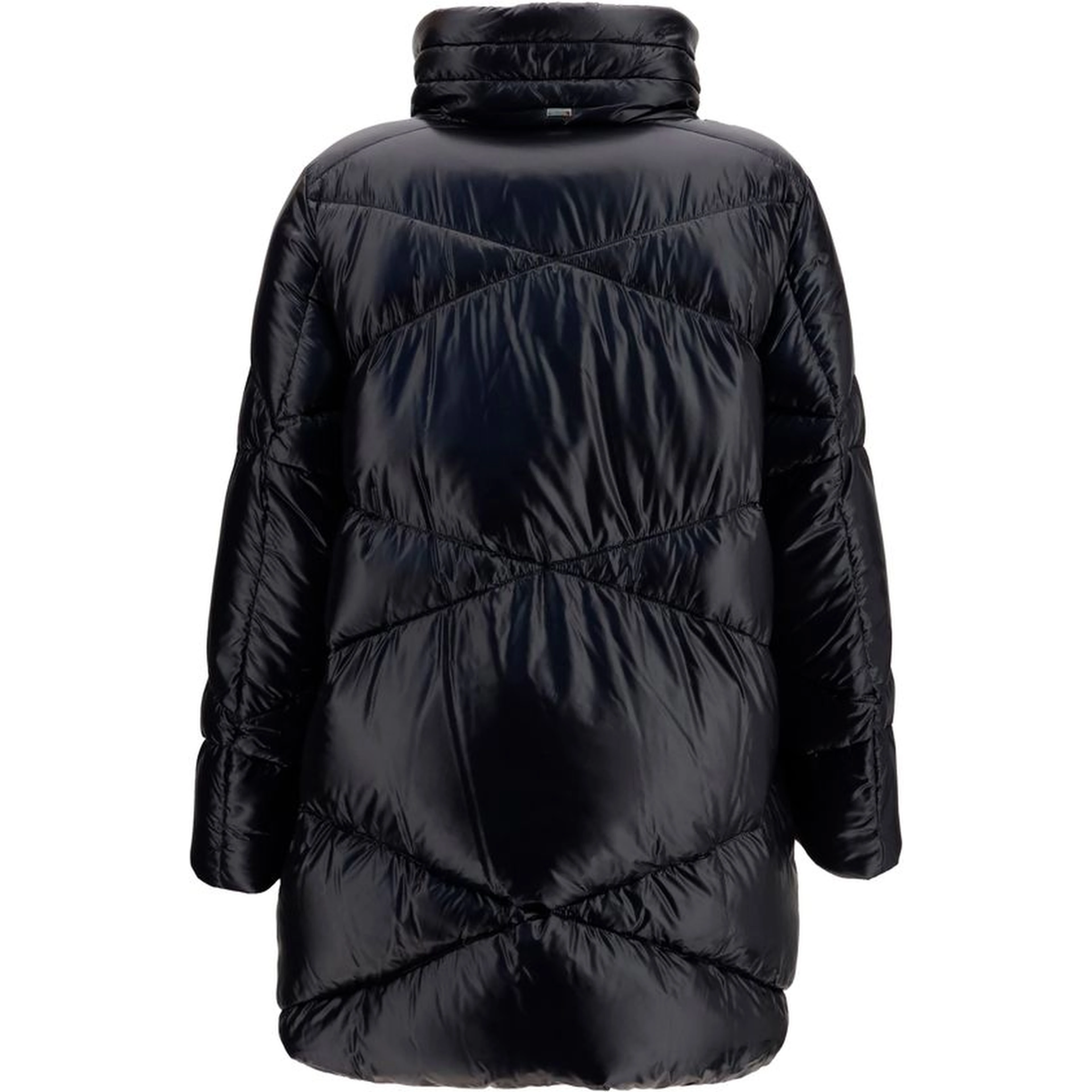 Black Goose Down Full-Length Jacket