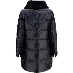 Black Goose Down Full-Length Jacket