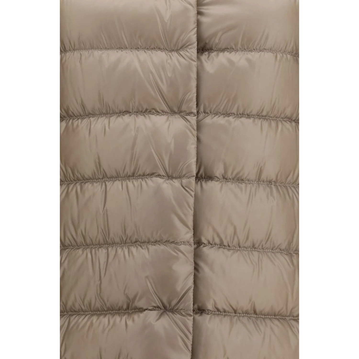 Beige Polyester Full-Length Jacket
