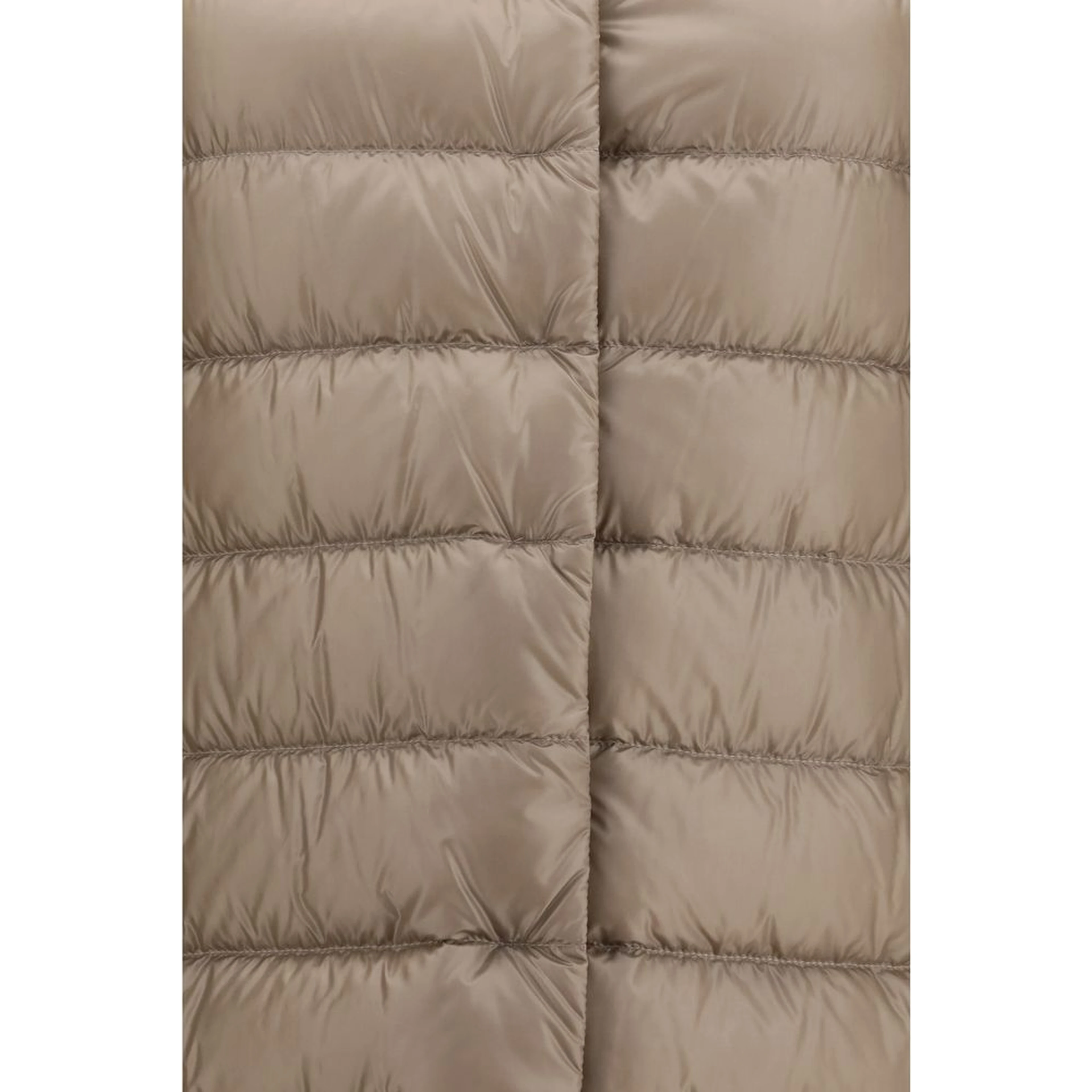 Beige Polyester Full-Length Jacket