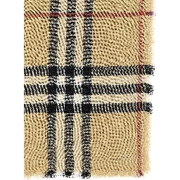 Beige Wool Foulard