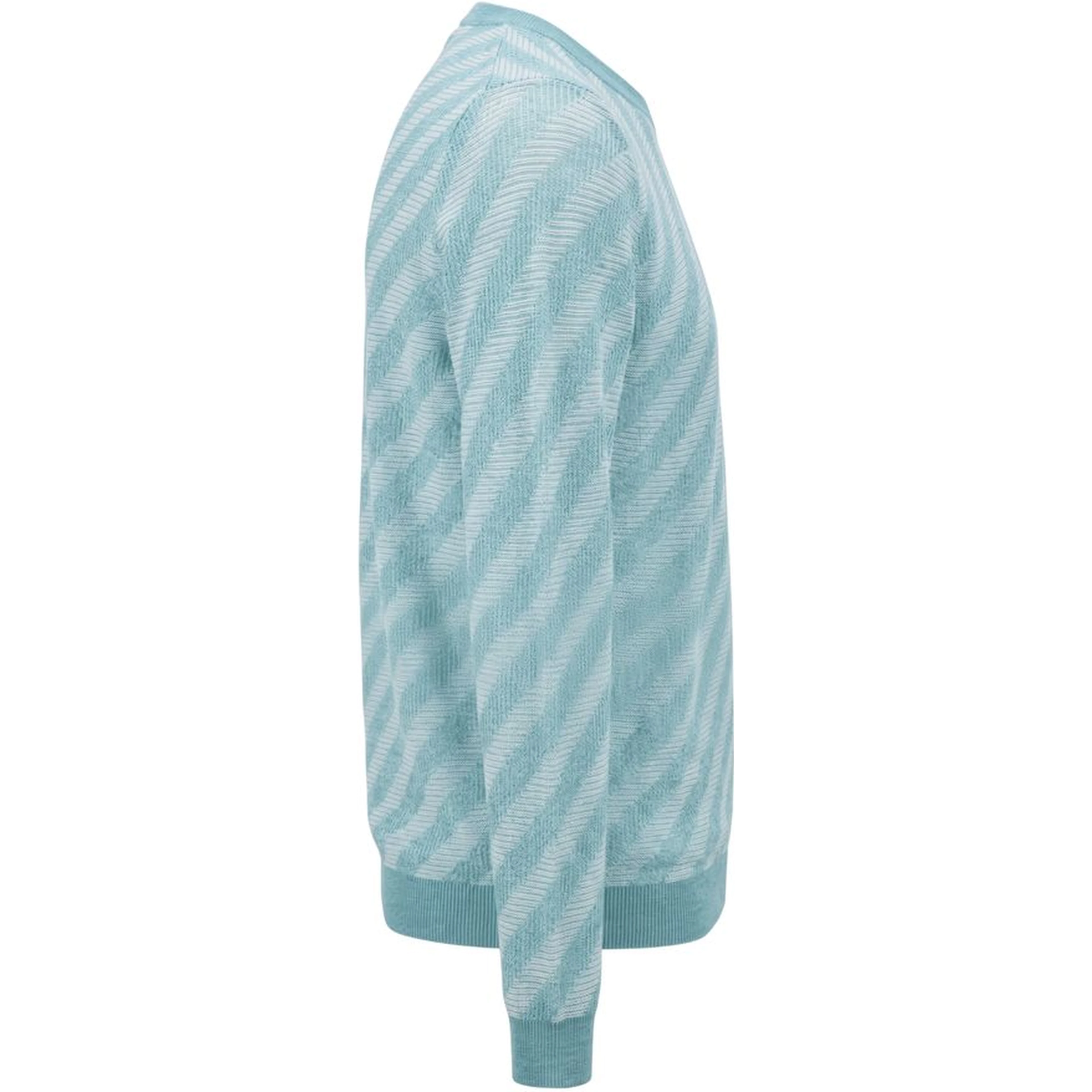 Light Blue Linen Men's Sweater