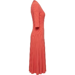 Red Cotton Women Dress