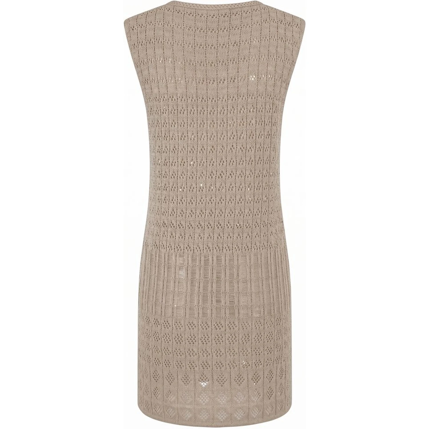 Beige Cotton Women Dress