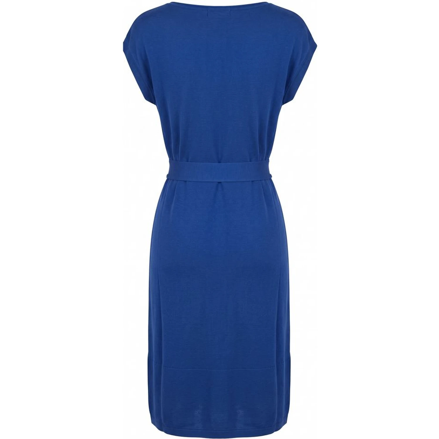 Blue Silk Women Dress