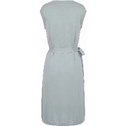 Grey Silk Women Dress