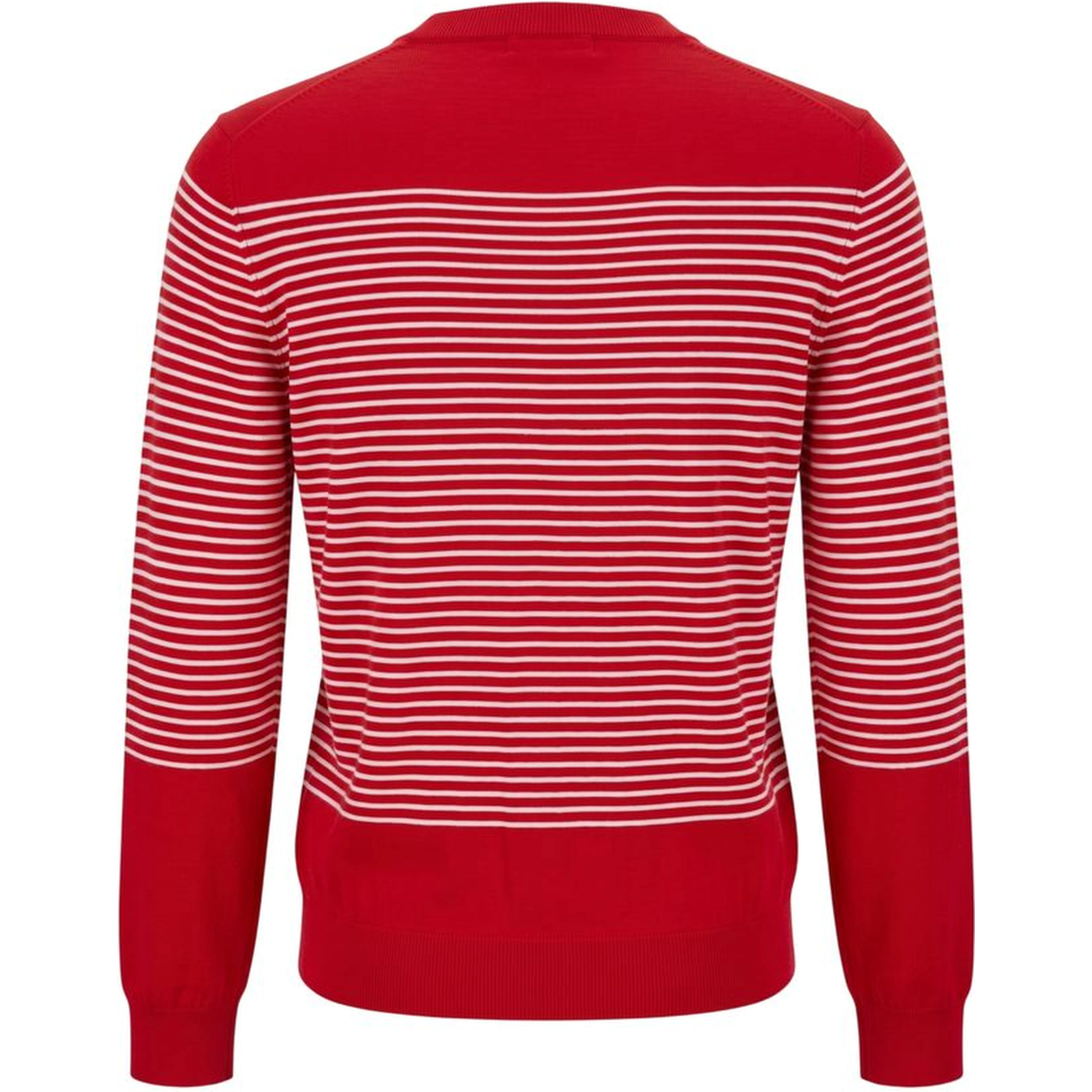 Red Cotton Men Sweater