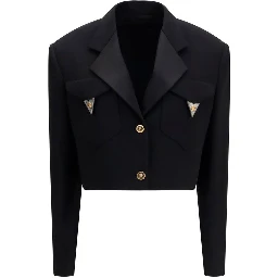 Black Wool Oves Aries Blazer
