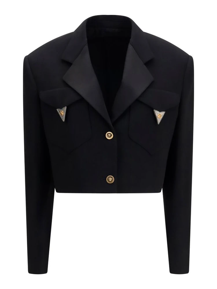 Black Wool Oves Aries Blazer