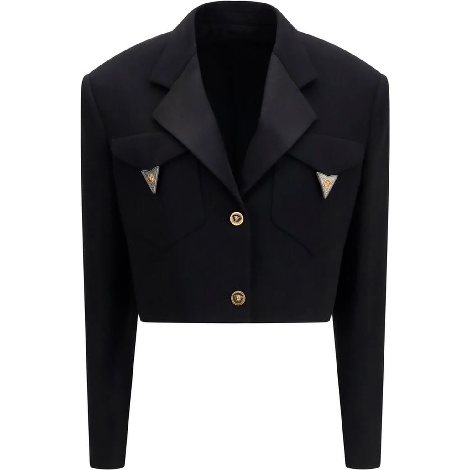 Black Wool Oves Aries Blazer