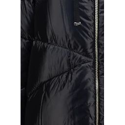 Black Goose Down Full-Length Jacket