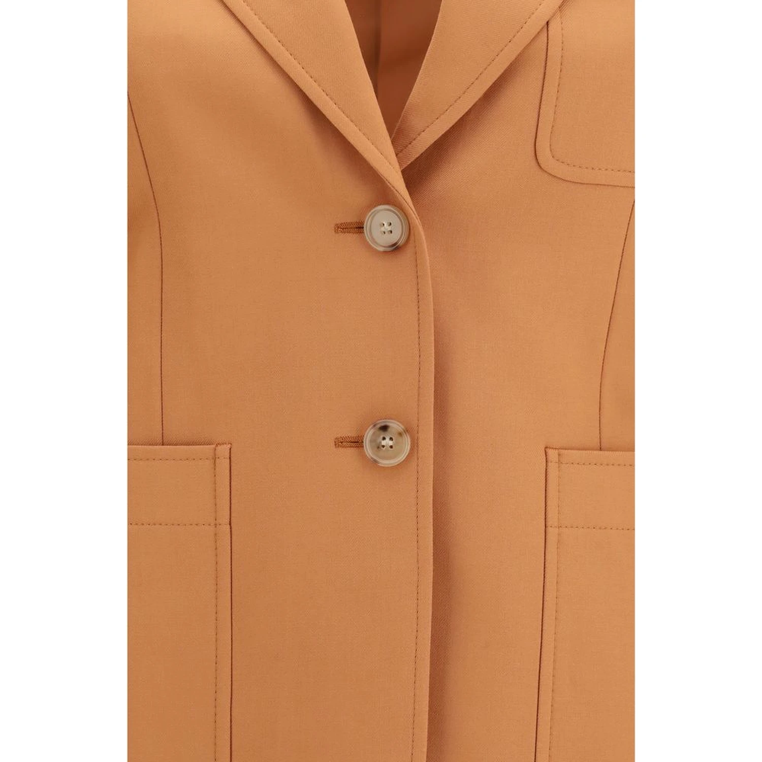 Orange Wool Oves Aries Blazer